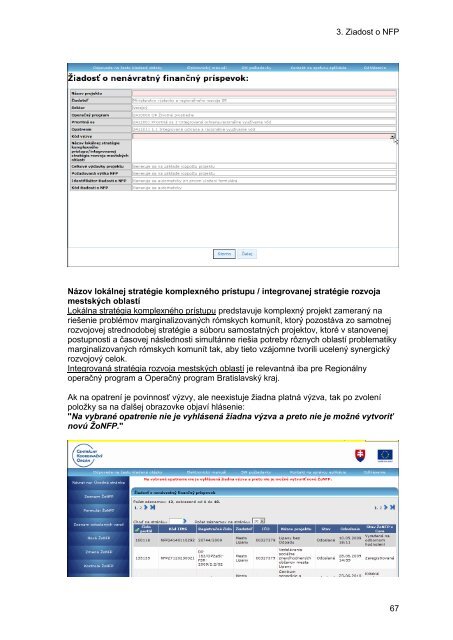 ITMS II Portal v.2.1 - SACR