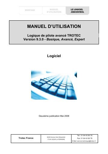 MANUEL D'UTILISATION - Trotec Laser