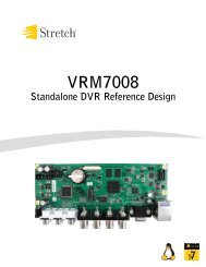 VRM7008 Standalone DVR Reference Design - Stretch Inc