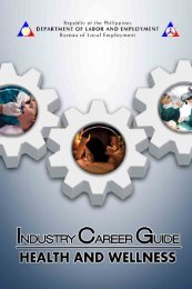 Industry Career Guide - Health and Wellness - Public Employment ...