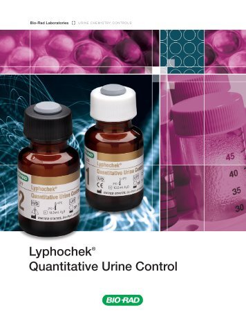 Lyphochek® Quantitative Urine Control - QCNet