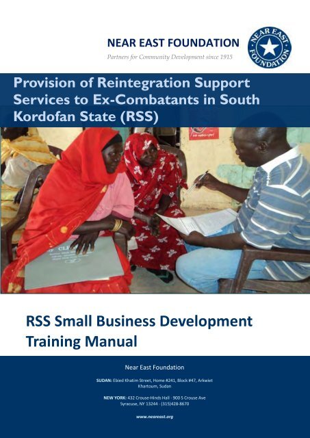 RSS Small Business Development Training Manual - Near East ...