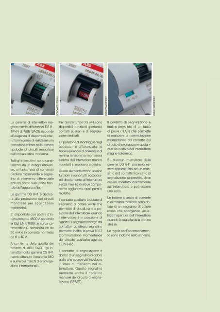 System pro M compactÂ® Interruttori magnetotermici ... - Abb