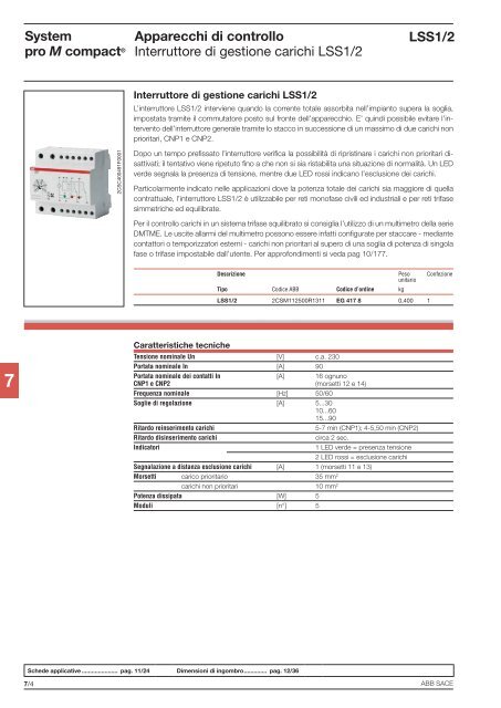 System pro M compactÂ® Interruttori magnetotermici ... - Abb