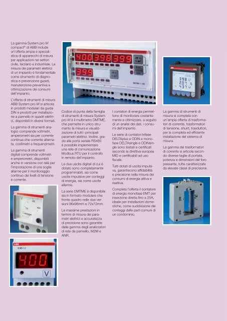 System pro M compactÂ® Interruttori magnetotermici ... - Abb