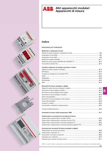 System pro M compactÂ® Interruttori magnetotermici ... - Abb