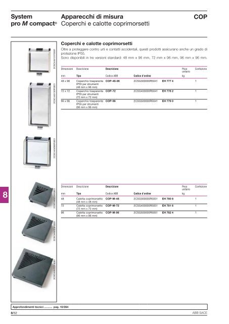 System pro M compactÂ® Interruttori magnetotermici ... - Abb