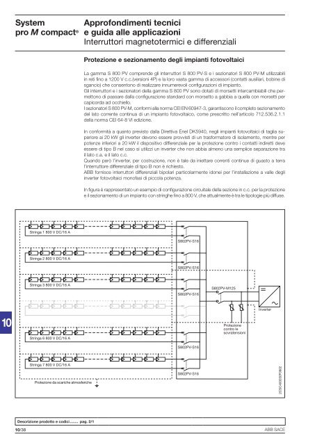 System pro M compactÂ® Interruttori magnetotermici ... - Abb