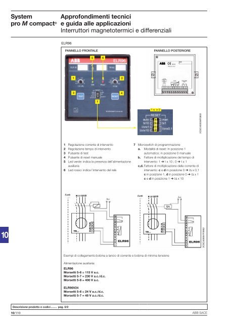 System pro M compactÂ® Interruttori magnetotermici ... - Abb