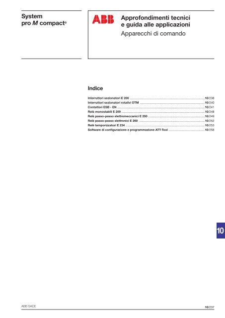 System pro M compactÂ® Interruttori magnetotermici ... - Abb