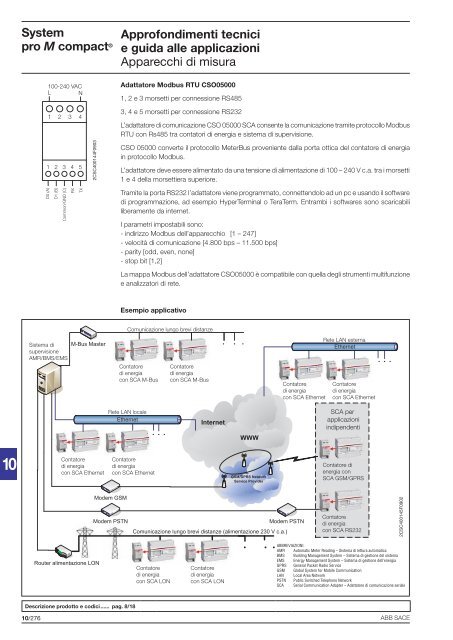 System pro M compactÂ® Interruttori magnetotermici ... - Abb