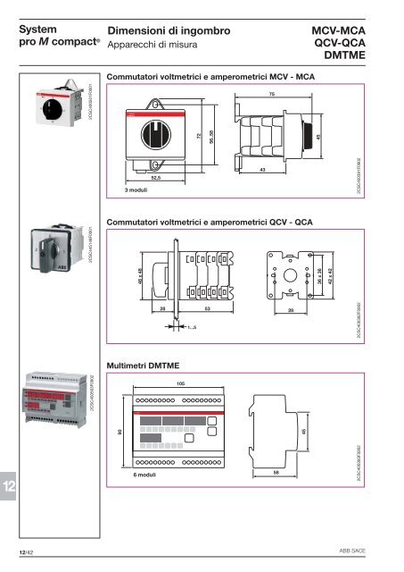 System pro M compactÂ® Interruttori magnetotermici ... - Abb