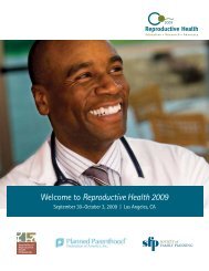 Welcome To Reproductive Health 2009 â ARHP - Association of ...