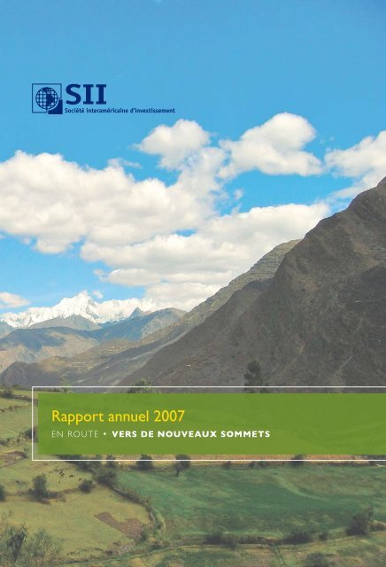 Rapport Annuel 2007 - Inter-American Investment Corporation