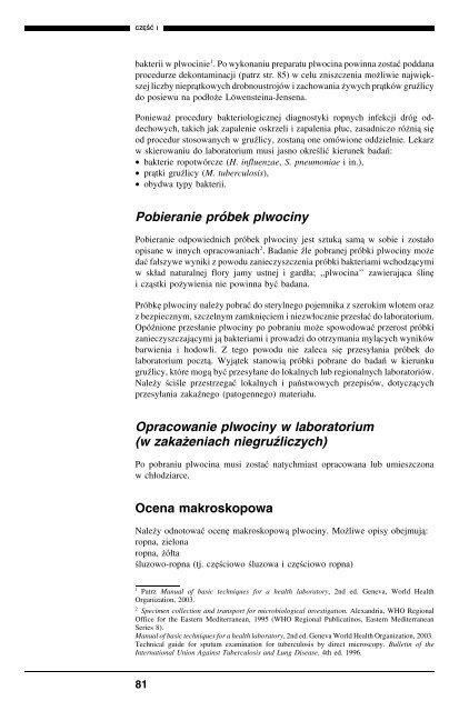 Podstawowe procedury laboratoryjne w ... - digicollection.or..