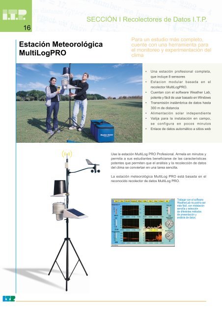 Estación Meteorológica MultiLogPRO - Edudevices