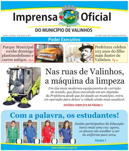 EdiÃ§Ã£o NÂº 1358 - Valinhos