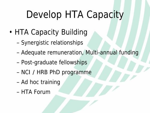 HIQA and Health Technology Assessment in Ireland