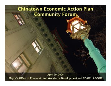 Chinatown Economic Action Plan Community Forum - Office of ...