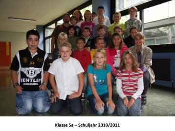 Klasse 5a â Schuljahr 2010/2011 - Heinrich-von-Brentano Schule