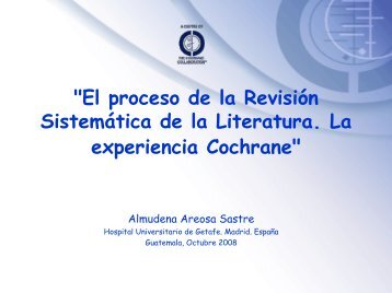 Que es la colaboración Cochrane - Academia Latinoamericana de ...