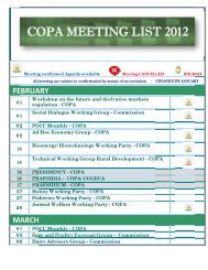 CO OPA A M EET TIN NG L LIST T 20 012 - IFA Home Page