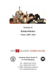 Kinderbücher - Antiquariat Sabine Keune