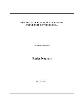 Redes Neurais - Faculdade de Tecnologia