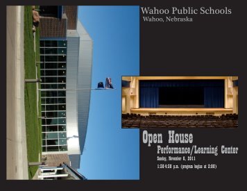 Open House - Wahoo Public Schools