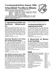 Vereinsnachrichten 2006 - Schachklub Nordhorn-Blanke von 1955 ...