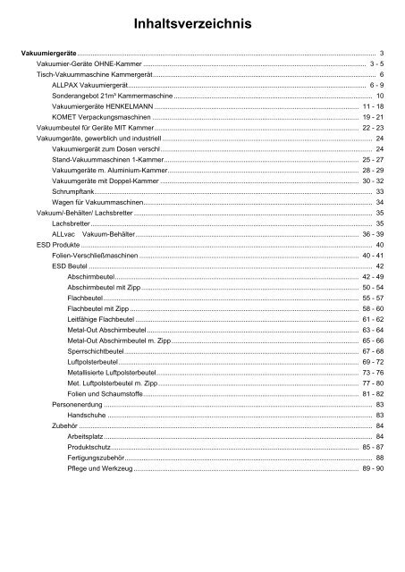 ALLPAX | Technischer Großhandel - Vakuumiergeräte