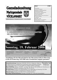 Gemeindezeitung Februar 2006 - Vöcklamarkt - Land Oberösterreich