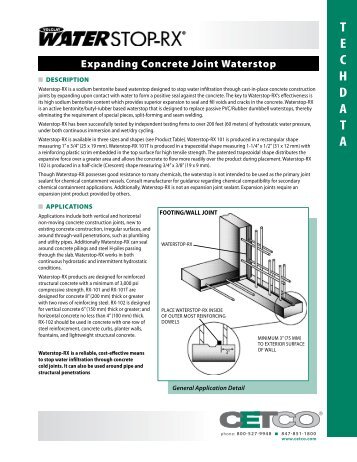 Waterstop-RX TechData.pdf - masco.net