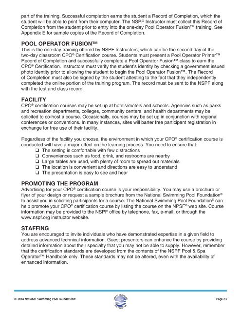 English Instructor Manual (PDF) - Metric Version - National ...