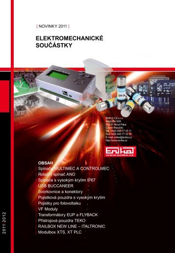 ELEKTROMECHANICKÉ SOUČÁSTKY - Enika