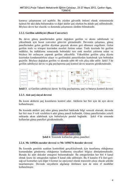 GÃ¼neÅ Enerjisi Ä°le ÃalÄ±Åan Gemi Protopinin GerÃ§eklenmesi