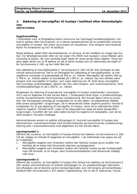 DÃ¦kning af merudgifter til husleje i botilbud efter Almenboligloven.pdf
