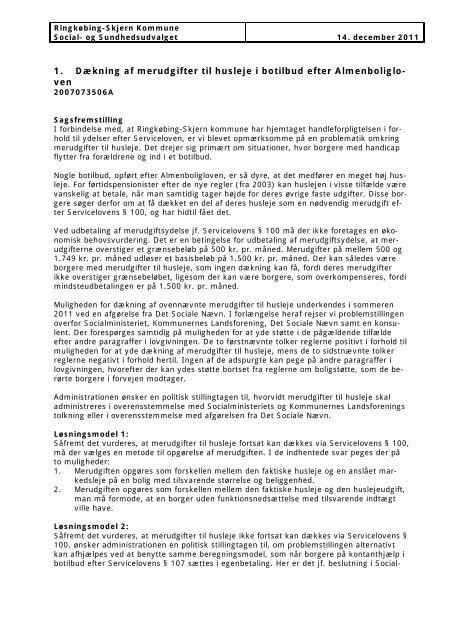 DÃ¦kning af merudgifter til husleje i botilbud efter Almenboligloven.pdf