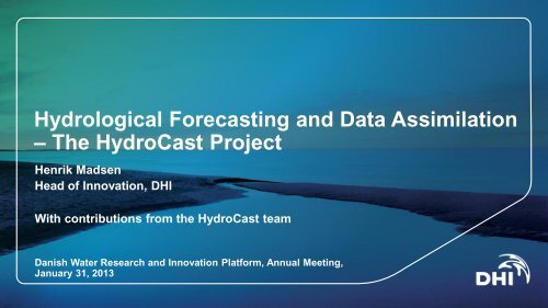 Hydrological forecasting and data assimilation â the HydroCast project