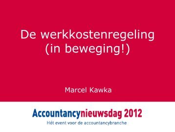 De werkkostenregeling in beeld - Accountancy Nieuws