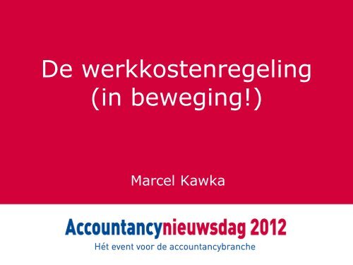 De werkkostenregeling in beeld - Accountancy Nieuws