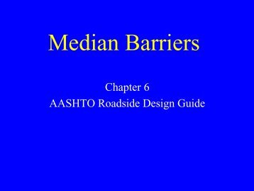 Median Barriers