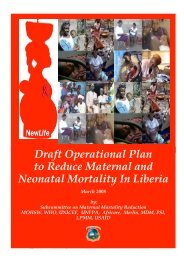 National Operational Plan to Reduce Maternal Mortality in ... - Africare