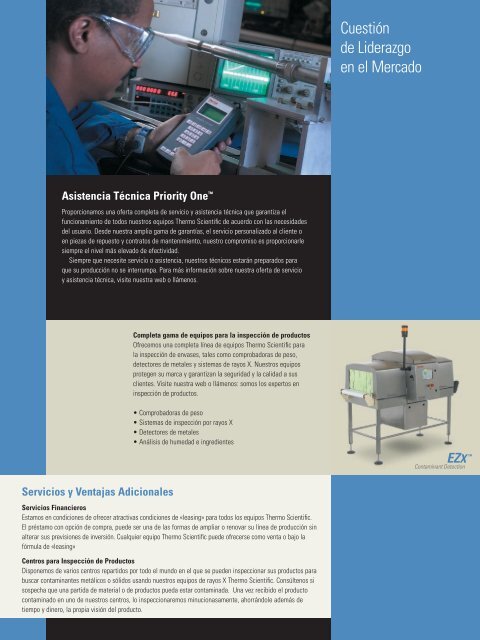 Checkweigh Controls ES - Thermo Scientific