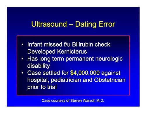 Liability in Obstetrical and Gynecologic Ultrasound - Cmebyplaza.com