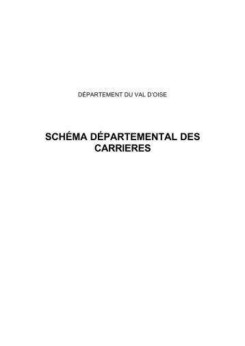 SCHÃMA DÃPARTEMENTAL DES CARRIERES - Webissimo