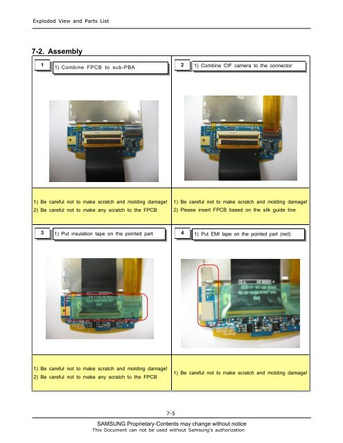 Samsung SGH-G810 service manual - Altehandys.de