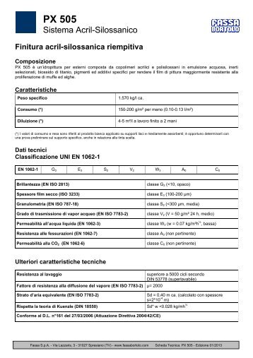 PX 505 - Fassa Bortolo