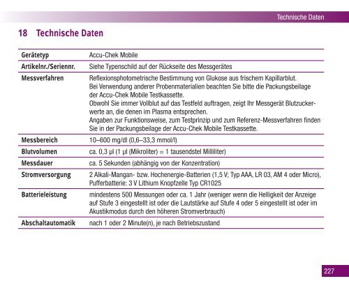 Gebrauchsanweisung - bei Accu-Chek