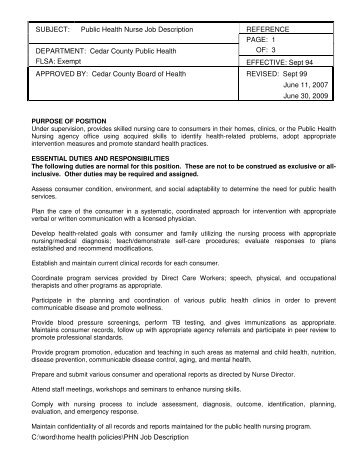direct care job description